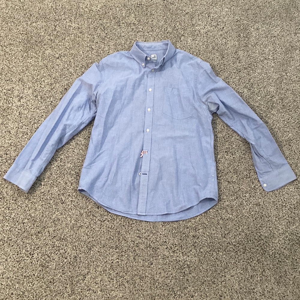 JC Penny Dress Shirt L - Blue